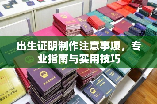 江海出生证明制作注意事项，专业指南与实用技巧