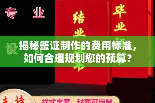 江海揭秘签证制作的费用标准，如何合理规划您的预算？
