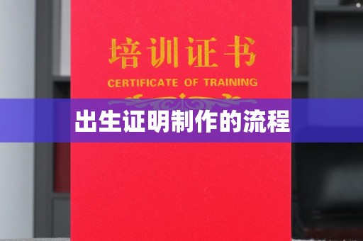 江海出生证明制作的流程